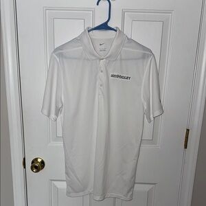 Nike Men's White Dry Fit Polo Shirt
